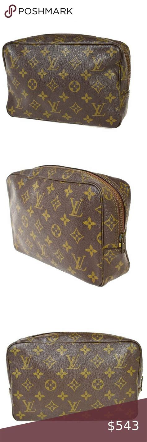 louis vuitton pochette trousse toilette brown monogram